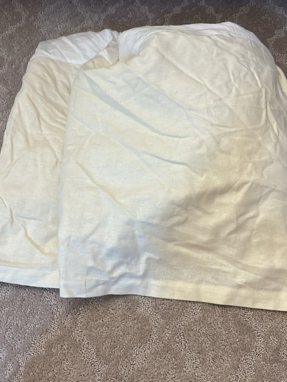 Classic Ivory Bed Skirt - Neutral Linen by Pottery Barn
